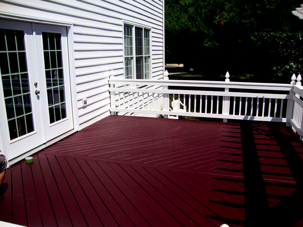 Bordeaux and white